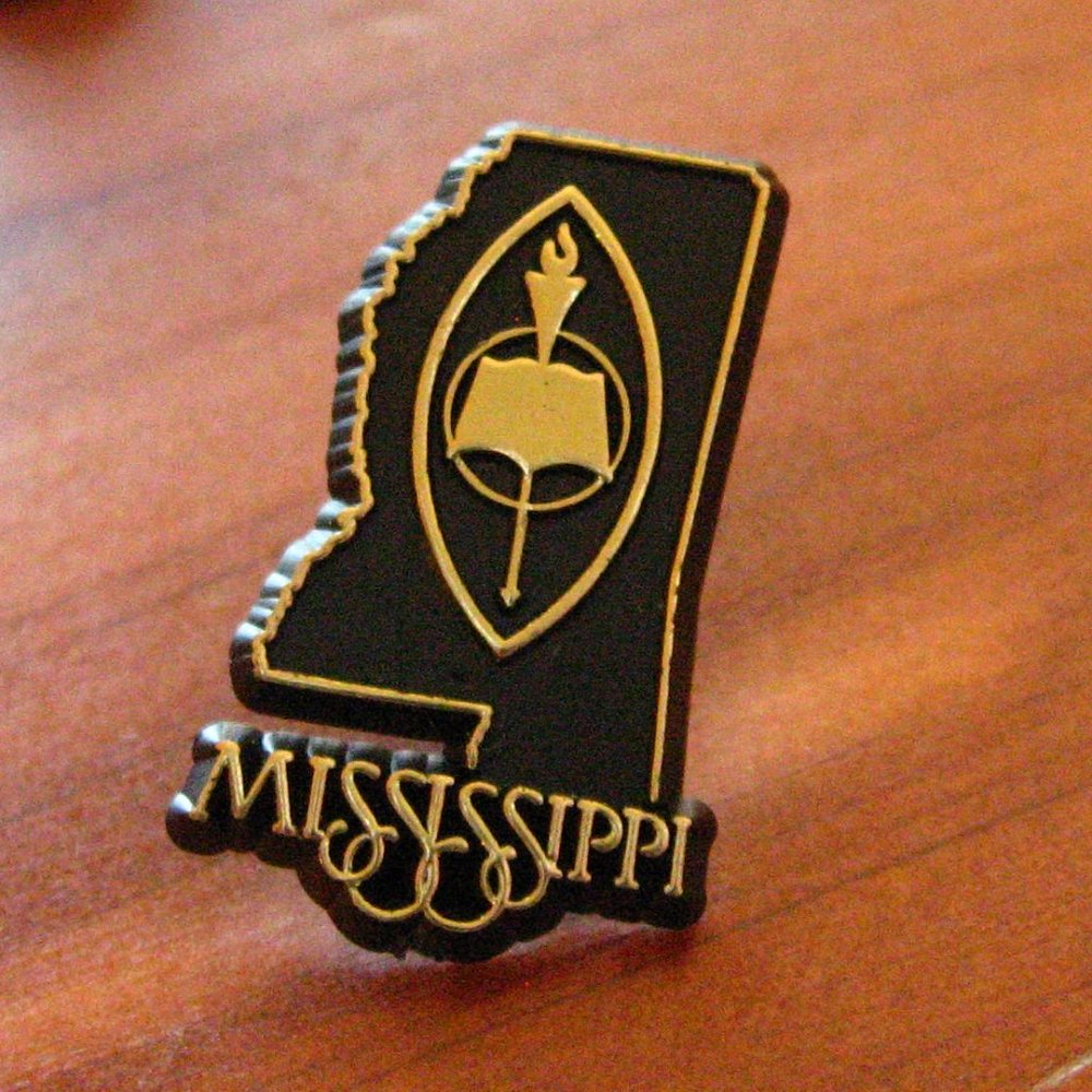 Mississippi Christian Church Vintage Lapel Pin